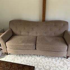 La-Z-Boy Mohair Style Velvet Couch