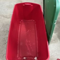 Large Christmas Color Storage Container