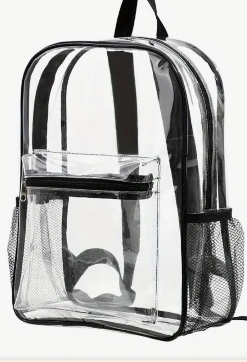 Brand New Clear Backpack  Asking $15