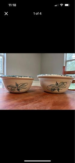 Ceramic mixing bowls 2 piece set