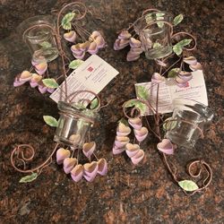 HOME INTERIOR WALL CANDLE HOLDER 