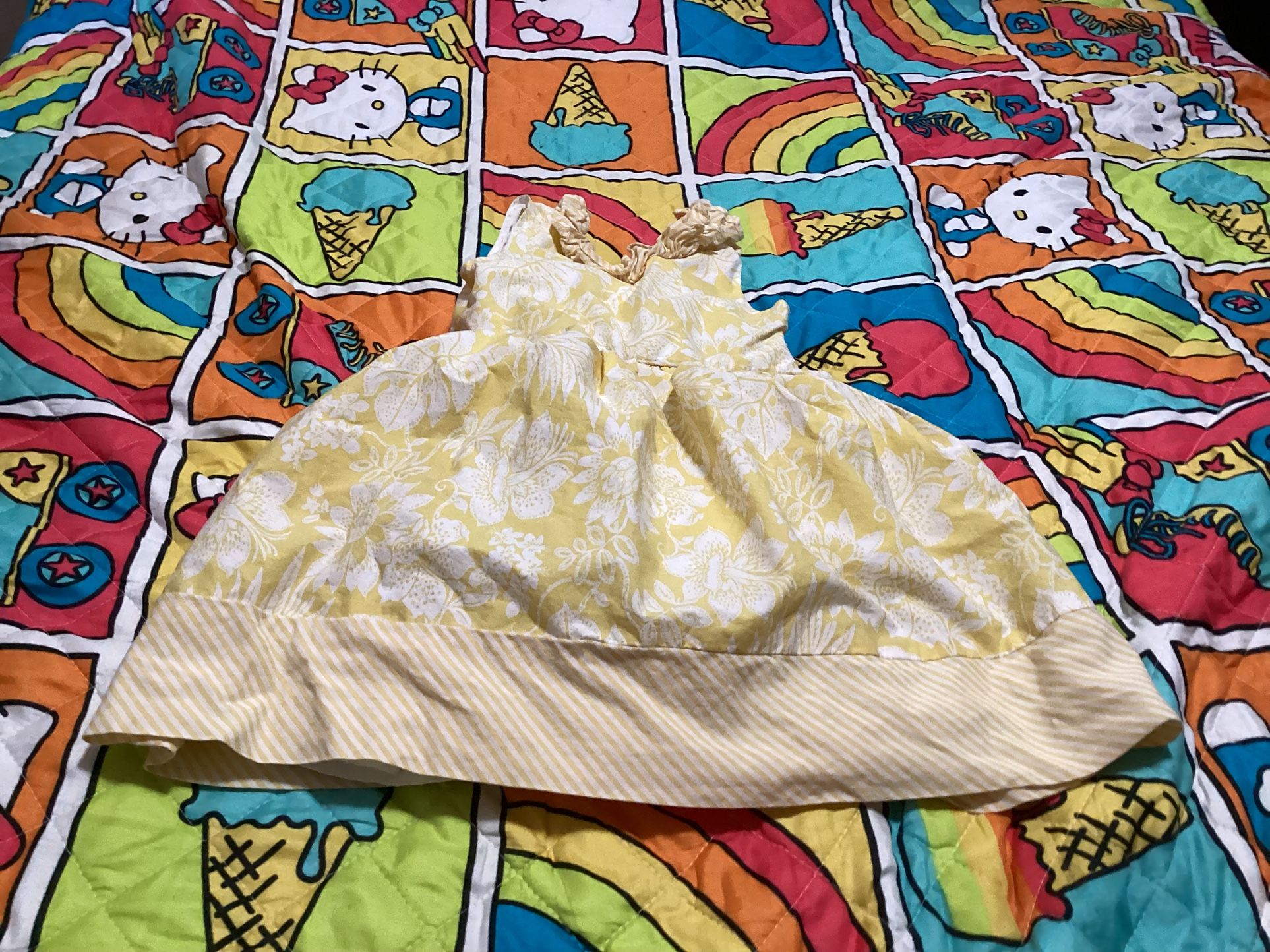 Girls Yellow Savanna Dress Size 5