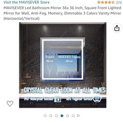 Bathroom LED Mirror (Brand New)