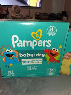 Pampers for babys i have a box of size 2 and one box size 1 and one box of newborn each are 30$