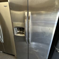 Frigidaire Side By Side Stainless Steel Refrigerator 