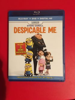 Despicable Me Bluray and DVD