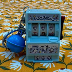New “Pochacco” Kawaii Slot Machine Keychain!!!