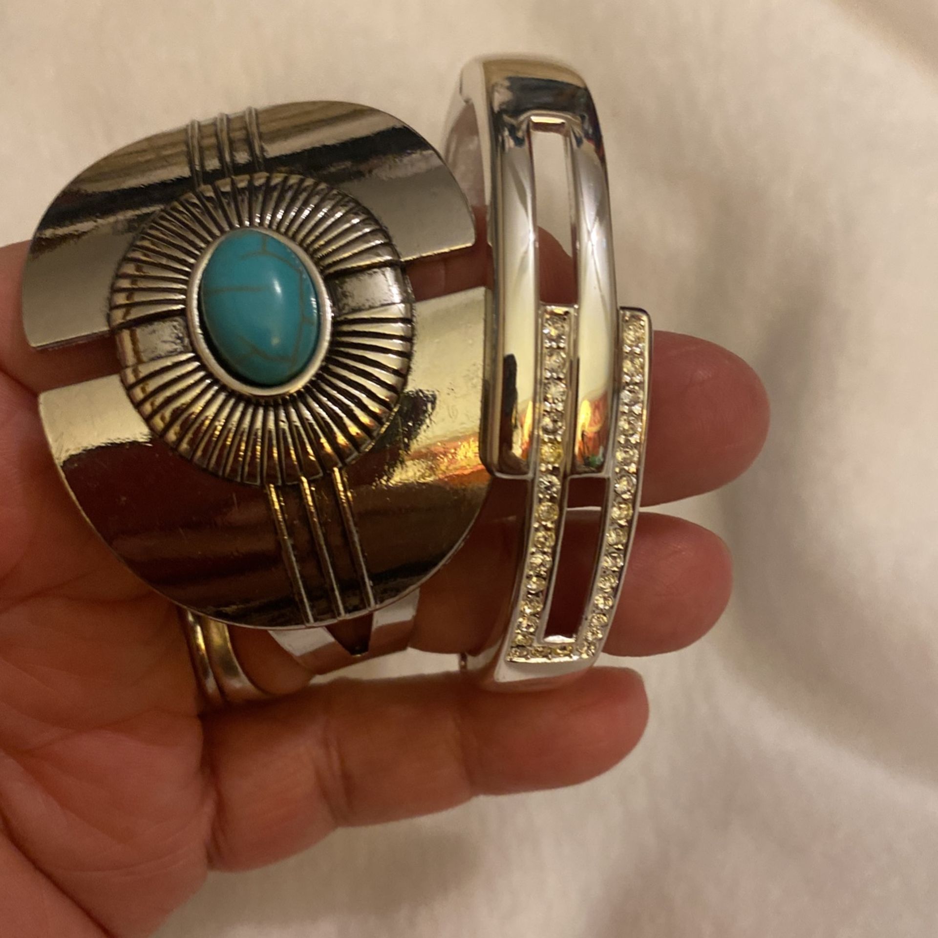 Turquoise And CZ Bracelets New
