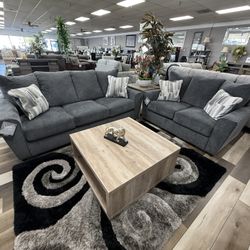 2 Pc Sofa And Loveseat 