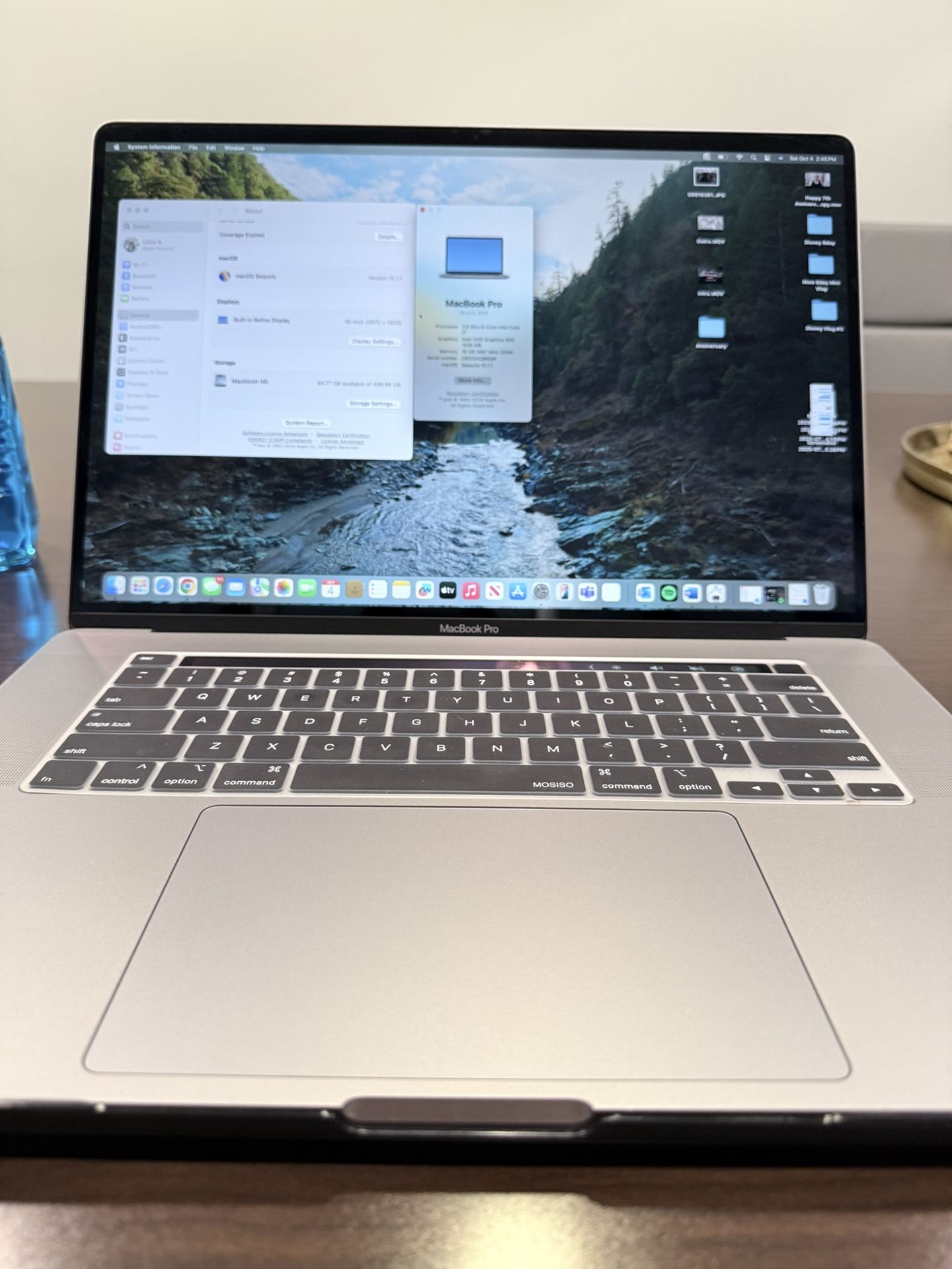 MacBook Pro 16in 2019
