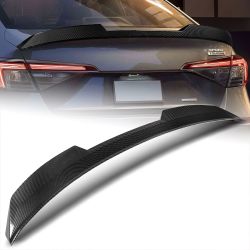 For 2022-26 Honda Civic Sedan W-Power Carbon Painted Duckbill Rear Trunk Spoiler -(2-SP-9101-APCF