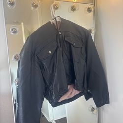 Leather jacket