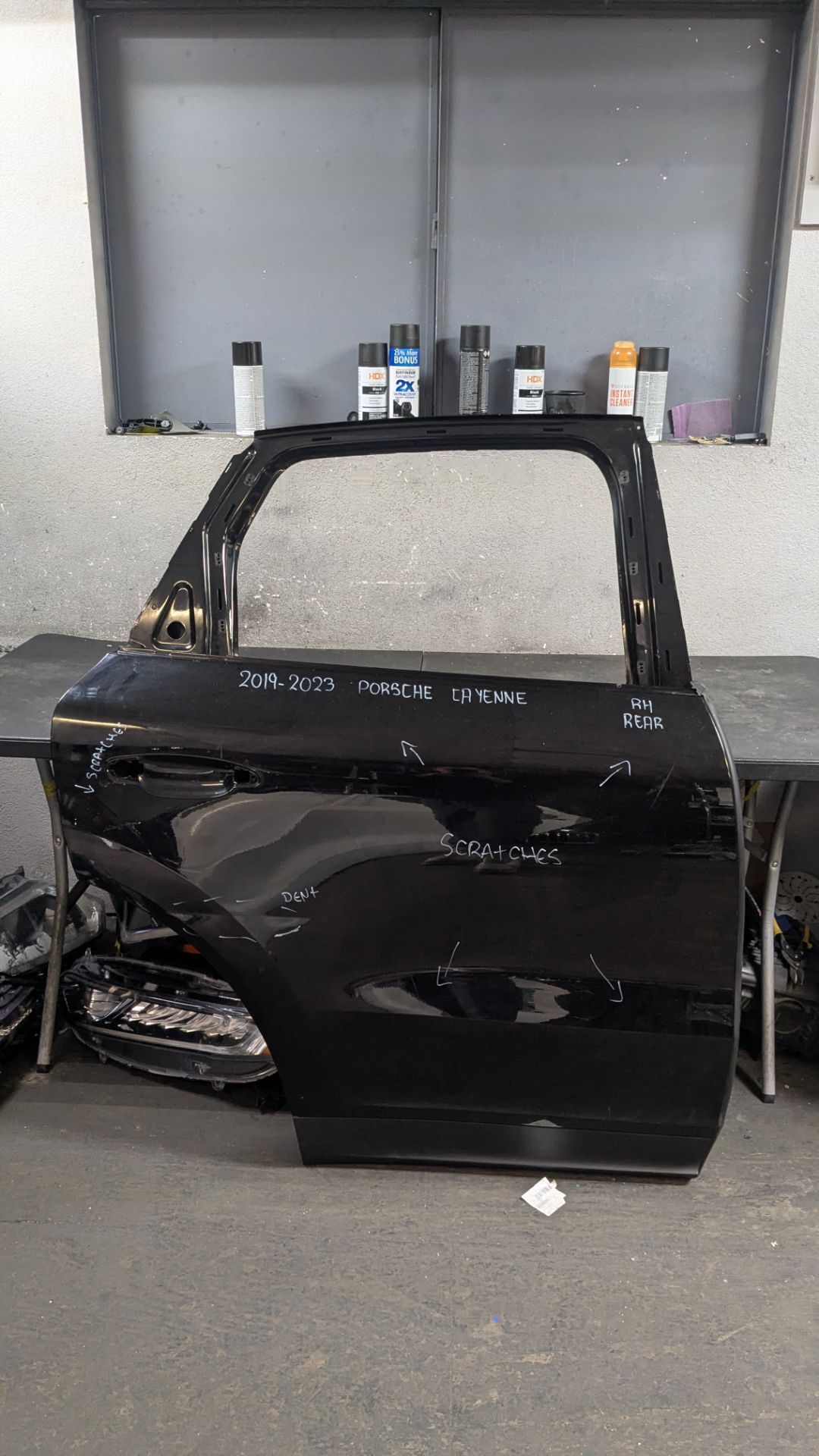 2019-2020-2021-2022-2023 PORSCHE CAYENNE RIGHT REAR DOOR OEM USED #10260