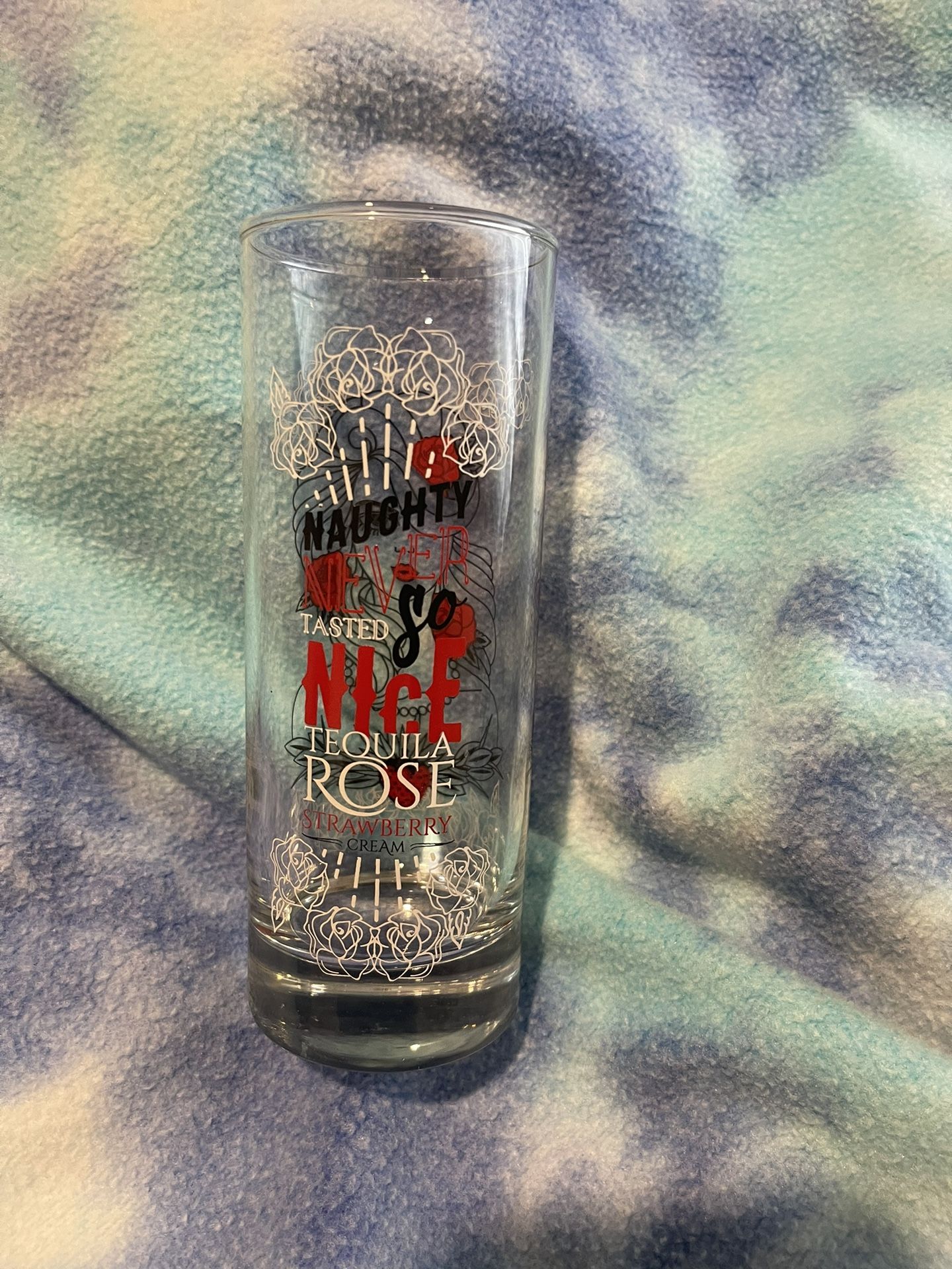 Tequila Rose 6” Tall Clear Bar Glass