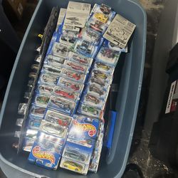 Large Container Of New Hot Wheels