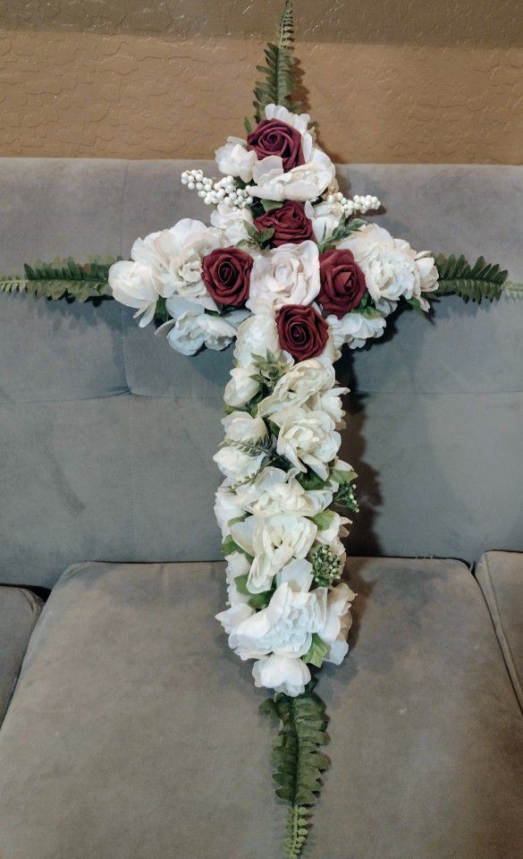 Beautiful Silk Flower Funeral Arrangements