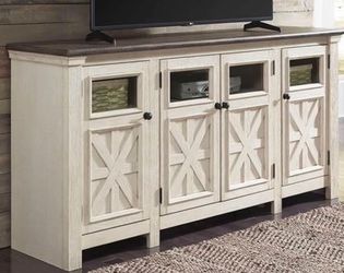 Ashley Brand TV Stand High Quality 74” White
