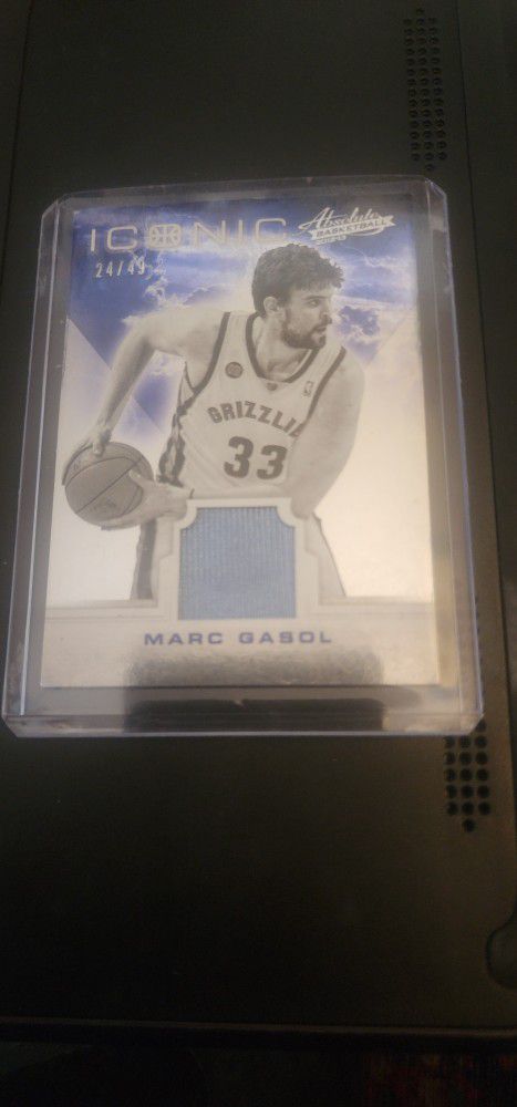 2012 Marc Gasol Absolute Iconic Rookie Patch 38/49