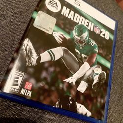PS5 MADDEN 26 BRAND NEW ((($40))))