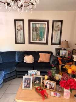 Blue Sectional Sofa