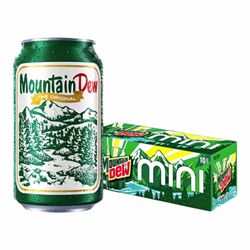 Mountain Dew American Original Collectible Can (1 Can) + 7.5 fl oz Mini Cans