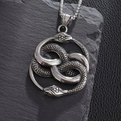 Infinity Snake Necklace