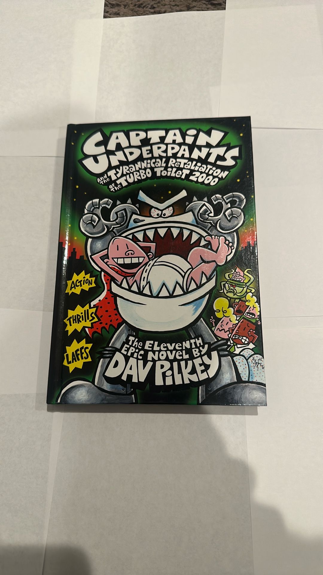 4 Captain Underpants Book Hard Cover