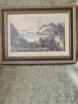 Antique currier and ives orignal Lithograph 