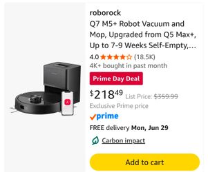 roborock Q7 M5+ Robot Vacuum and Mop