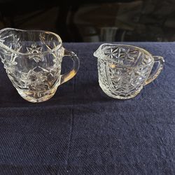 Vintage crystals, plates, jars, photo holders, 
