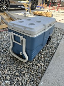 Coleman Portable Cooler With Wheels Asking 65
