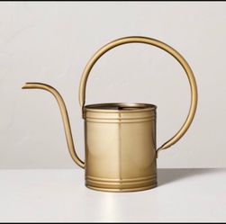 Hearth and Hand with Magnolia Gold Metal Watering Can with Long Spout