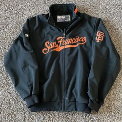 Majestic San Francisco Giants Therma-Base Fleece Lined Full-Zip Jacket Mens XL