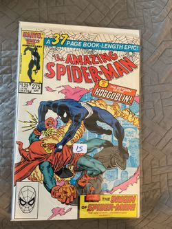 Amazing Spider-Man #275 Marvel Comics 1986 Hobgoblin & Origin Issue