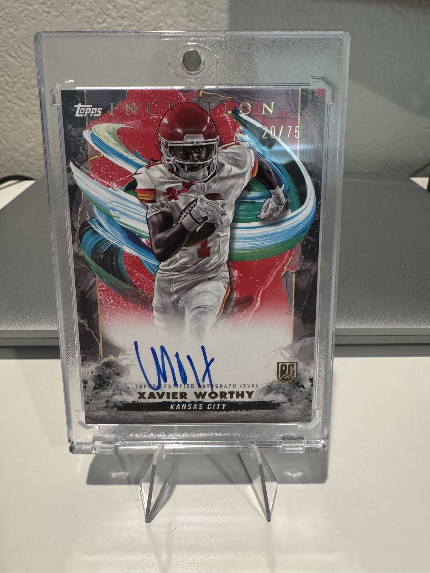 Xavier Worthy /75 Auto Chiefs
