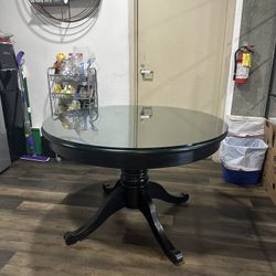 Pottery Barn Pedestal Table - Ebony