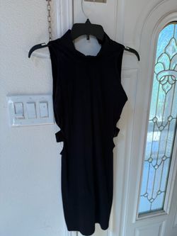 Guess black dress with cutouts