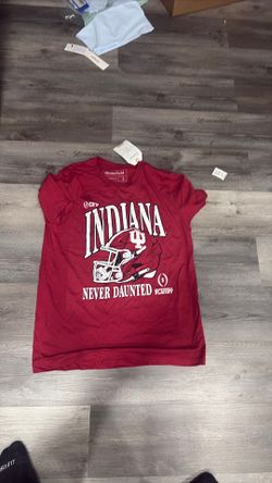 Indiana college football tshirt LARGE
