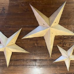 Wall Mount Tin Stars