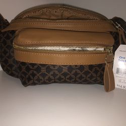 Adjustable Belt Strap Bag (Brown) One Size 