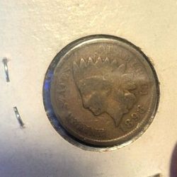1898 INDIAN HEAD COPPER PENNY