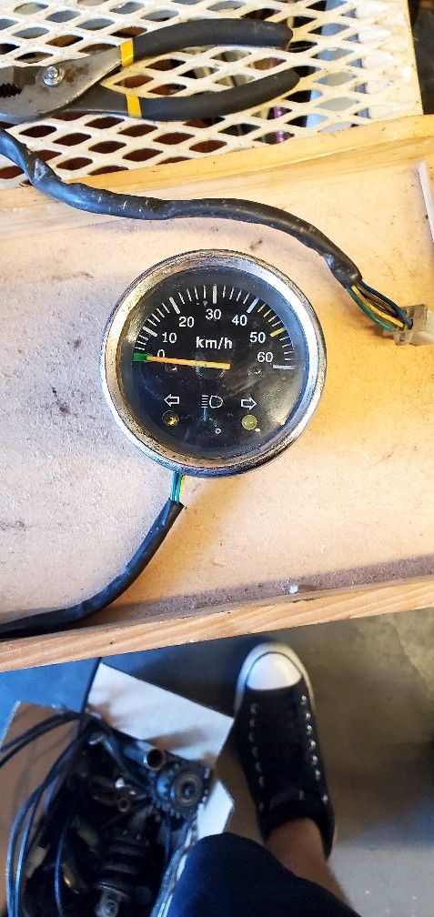 Vintage Speedometer For Mini Bike