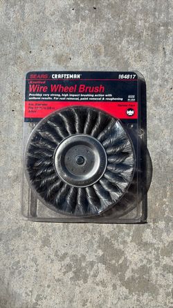 Craftsman knotted wire wheel brush