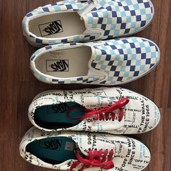 Vans Checkerboard Shoes Size 9