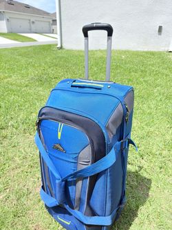 For Sale: Large Checked Suitcase – 32 x 16 x 14 /