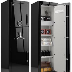 TIGERKING Fireproof Safe with Digital Lock, Heavy Duty Safes Box, 8.12 cu.ft Large Safe for Home Business Office