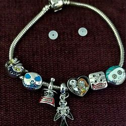 Nightmare B4 Christmas Jack Charm Bracelet