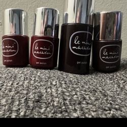 All 4 Bottle Le Mini Macaron 3in 1 Gel Polish