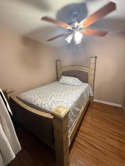 Khaki bed set for sale
