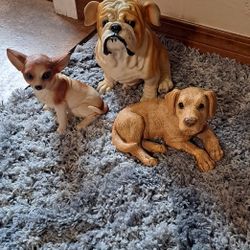 Three Collectible Stutus 